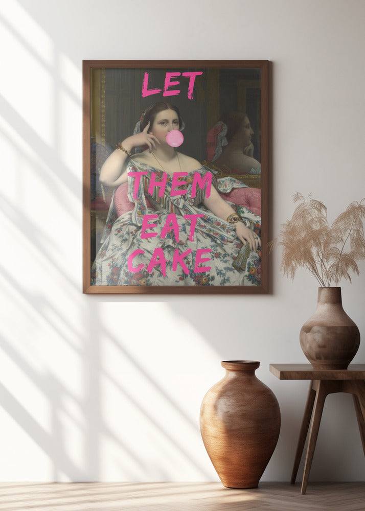 Let Them Eat Cake, Bubble Gum Vintage Portrait