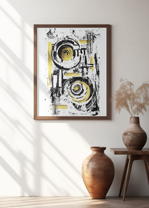 Art Prints of ABSTRACT ART Hard Working