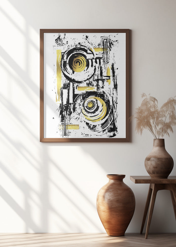 Art Prints of ABSTRACT ART Hard Working