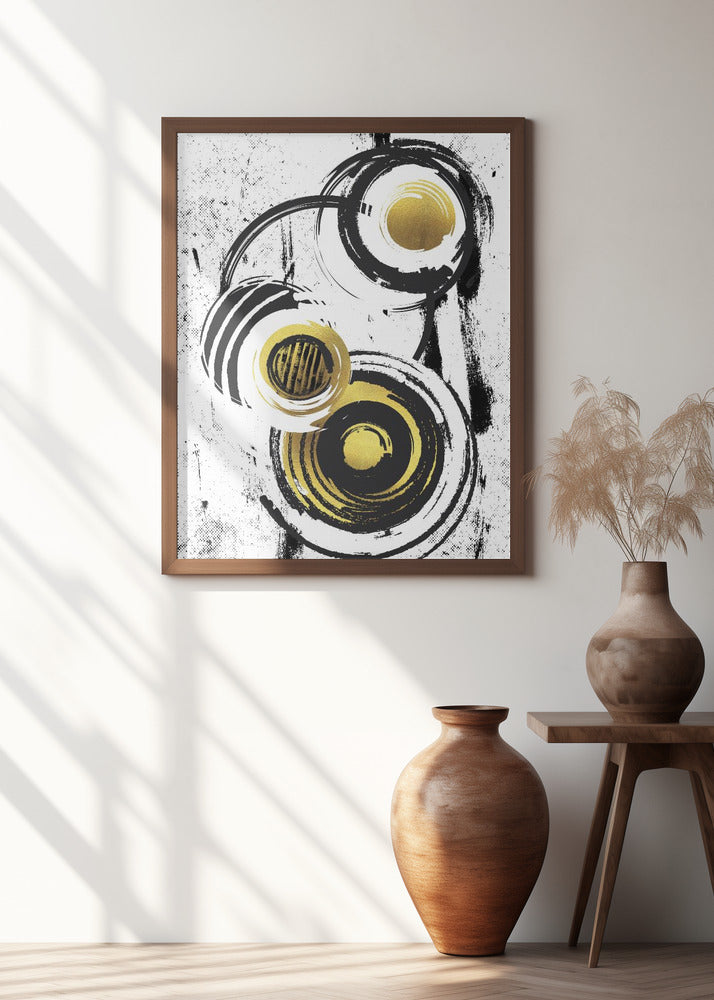Art Prints of ABSTRACT ART Rotating circles