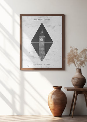 Art Prints of Coordinates LONDON Elizabeth Tower
