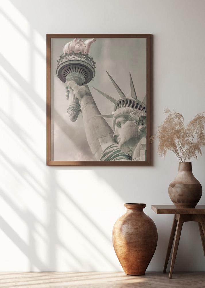 Art Prints of NEW YORK CITY Statue of Liberty | urban vintage style