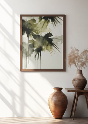 Art Prints of Green flowers no 2