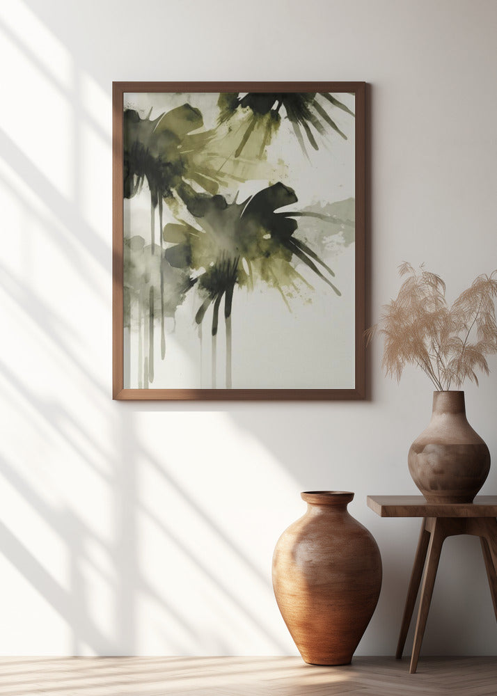 Art Prints of Green flowers no 2