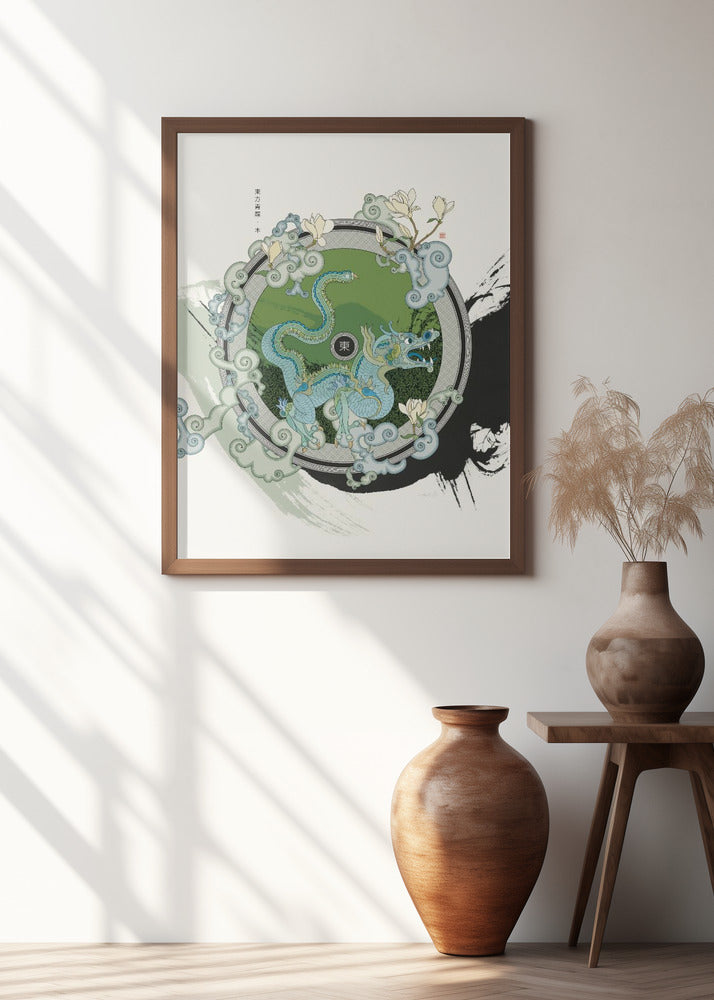 Art Prints of Azure Dragon of the East
