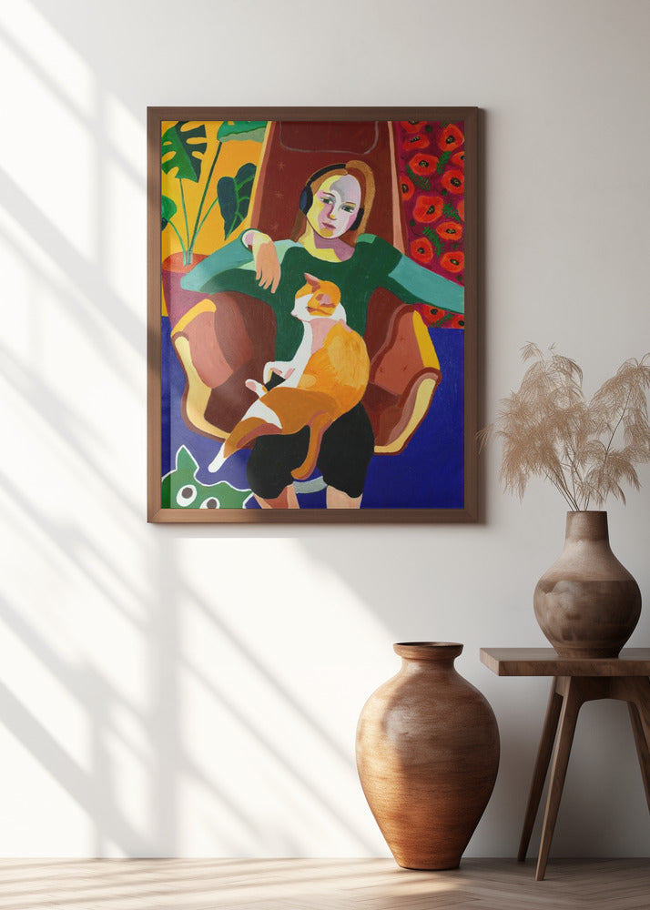 The Girl And The Cat