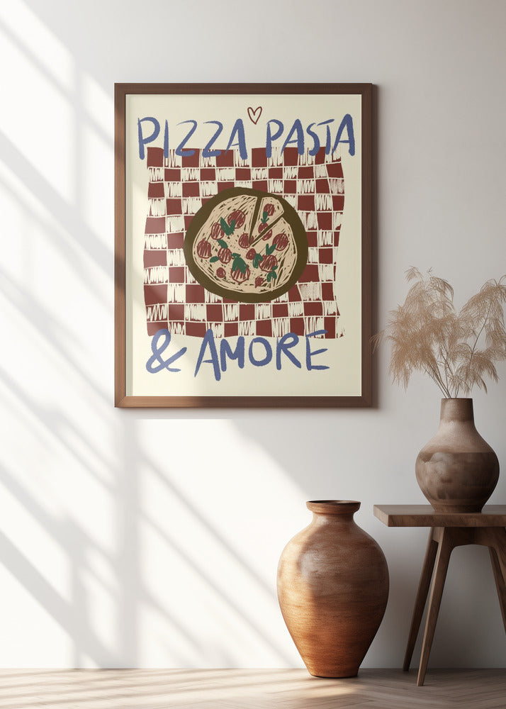 Art Prints of Pizza Pasta & Amore