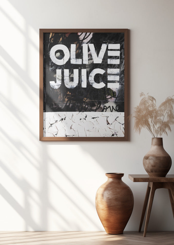 Art Prints of Olive juice