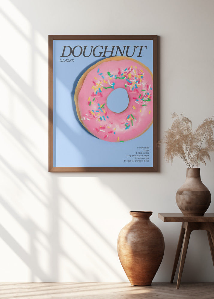 Pink Glaze Doughnut