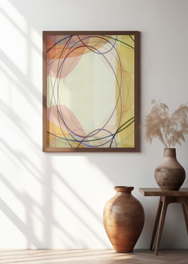 Sandy Pink Hues Abstract 2