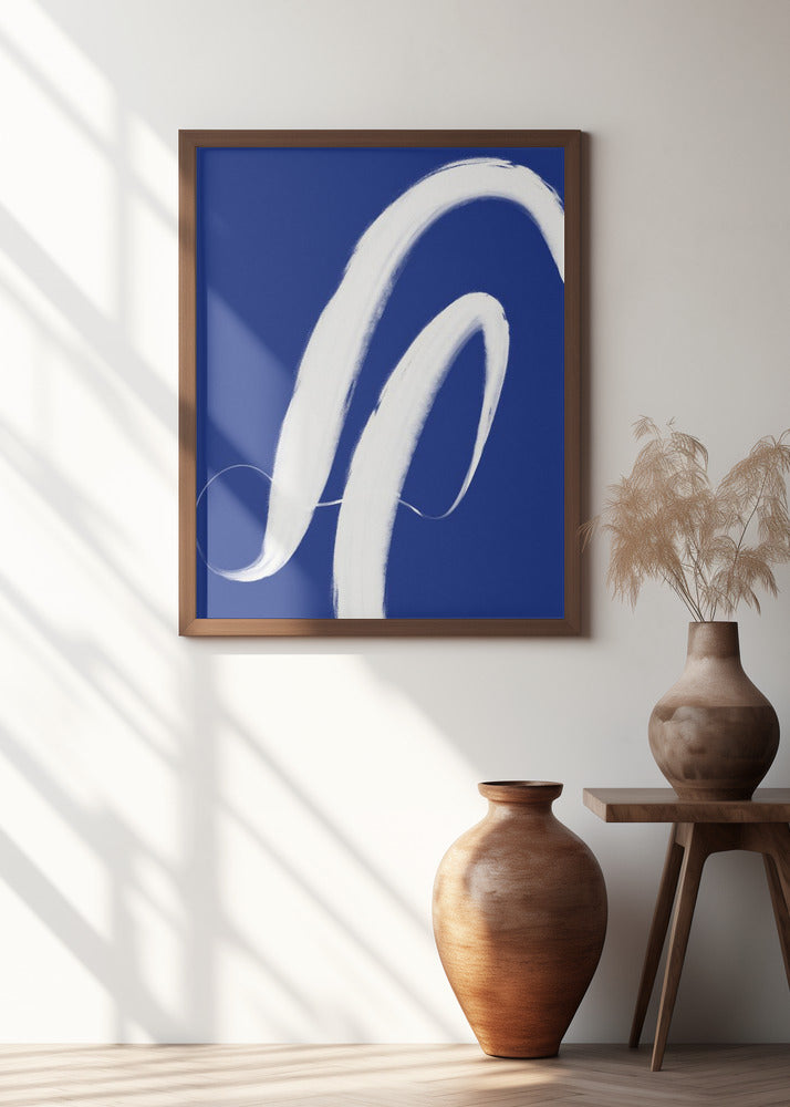 Whirling White Strokes