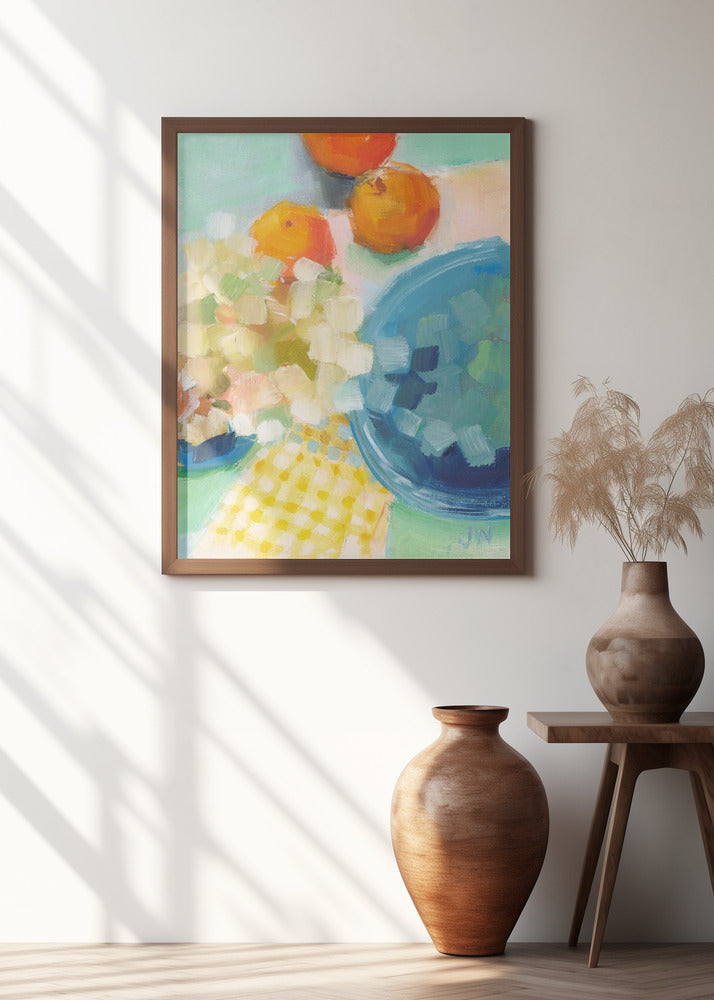 Oranges and Hydrangea