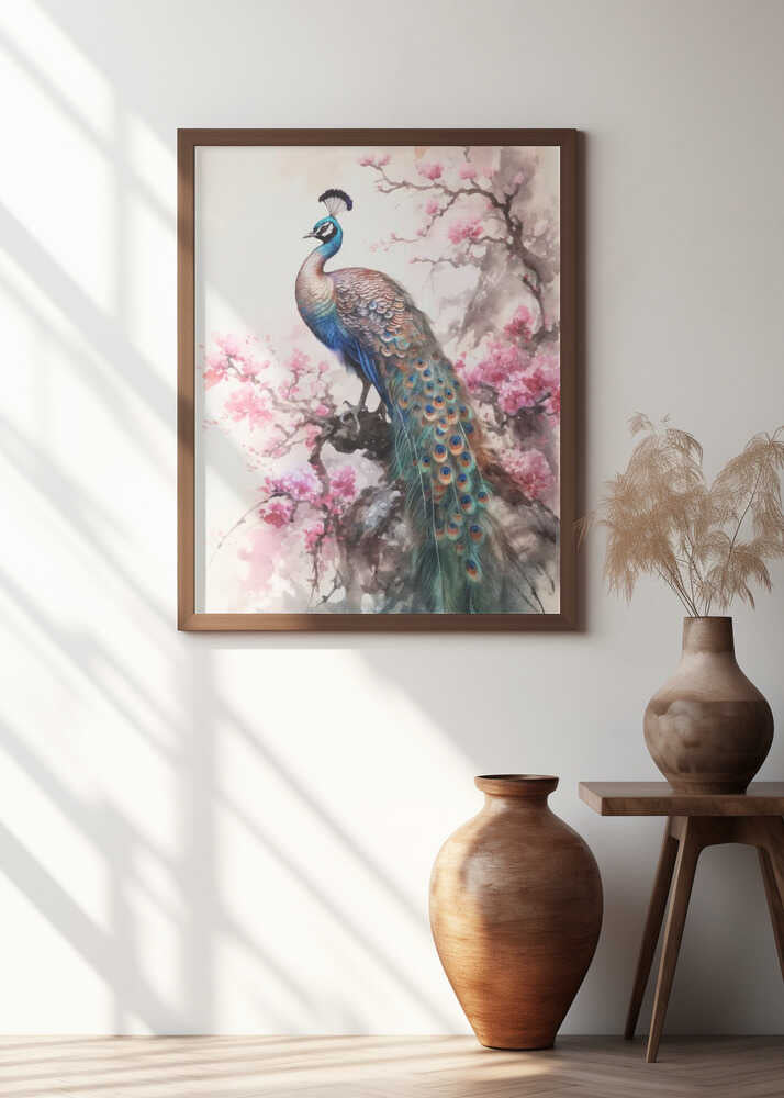 Peacock Chinoiserie Ii