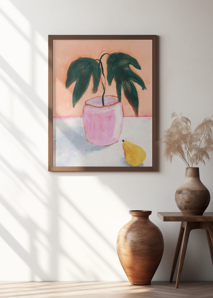Pink Pot, Yellow Pear