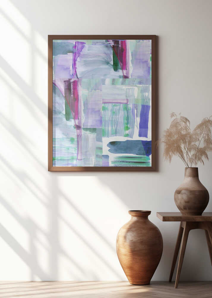 Plum Purple Lilac Abstract 1