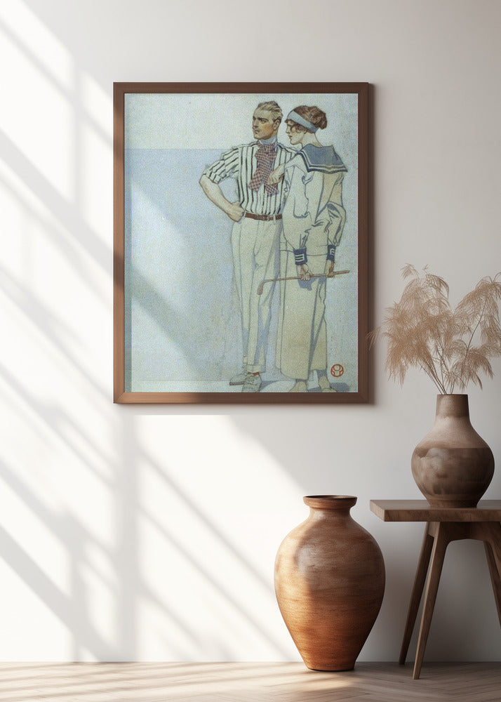 Man and Woman In Sport Clothes (1913)