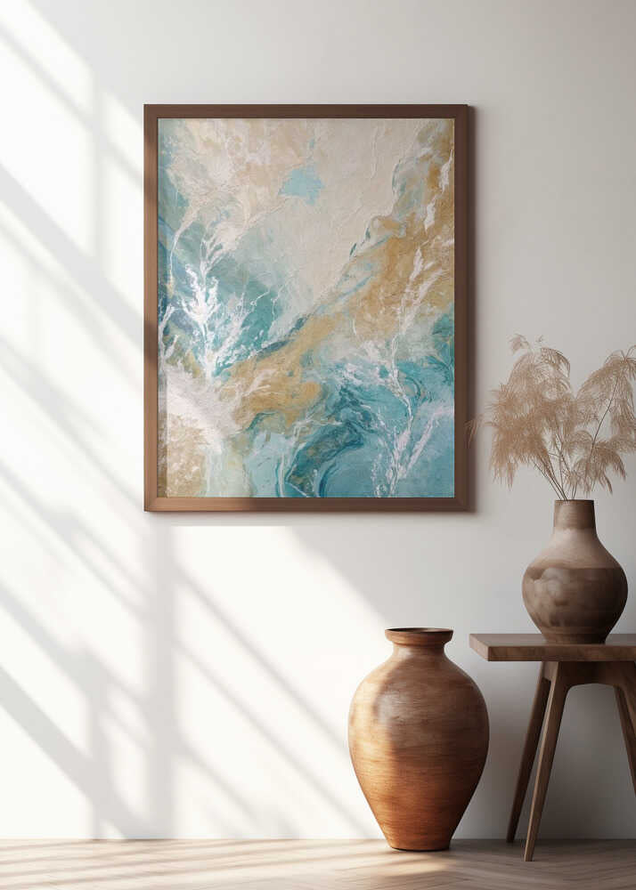 Organic Patterns In Turquoise