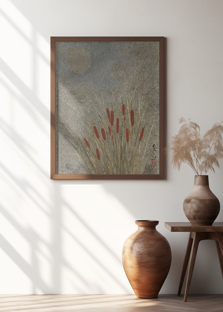 Japanese Grass Field At Night (1807–1891) Full