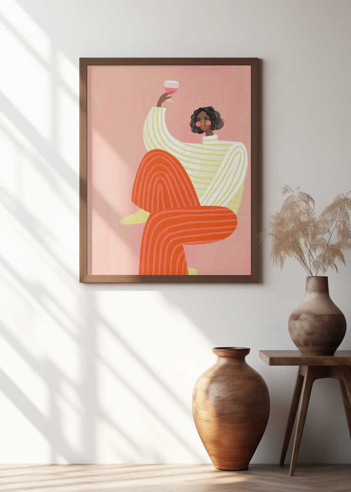 The Woman With The Glass of Wine