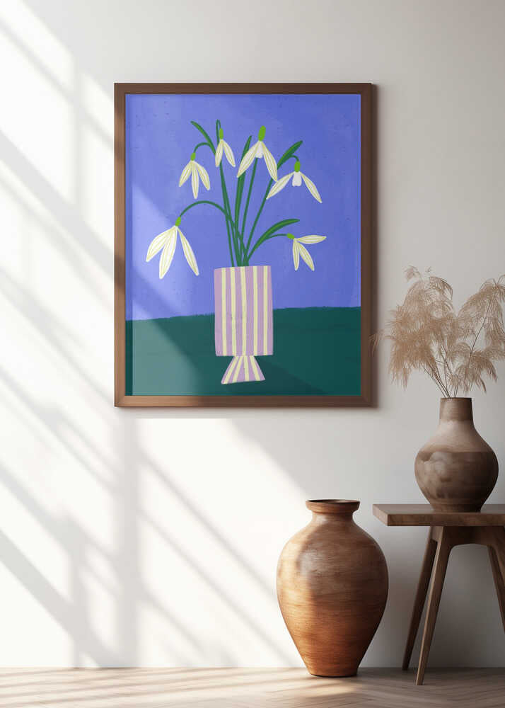 Snowdrops in Stripes