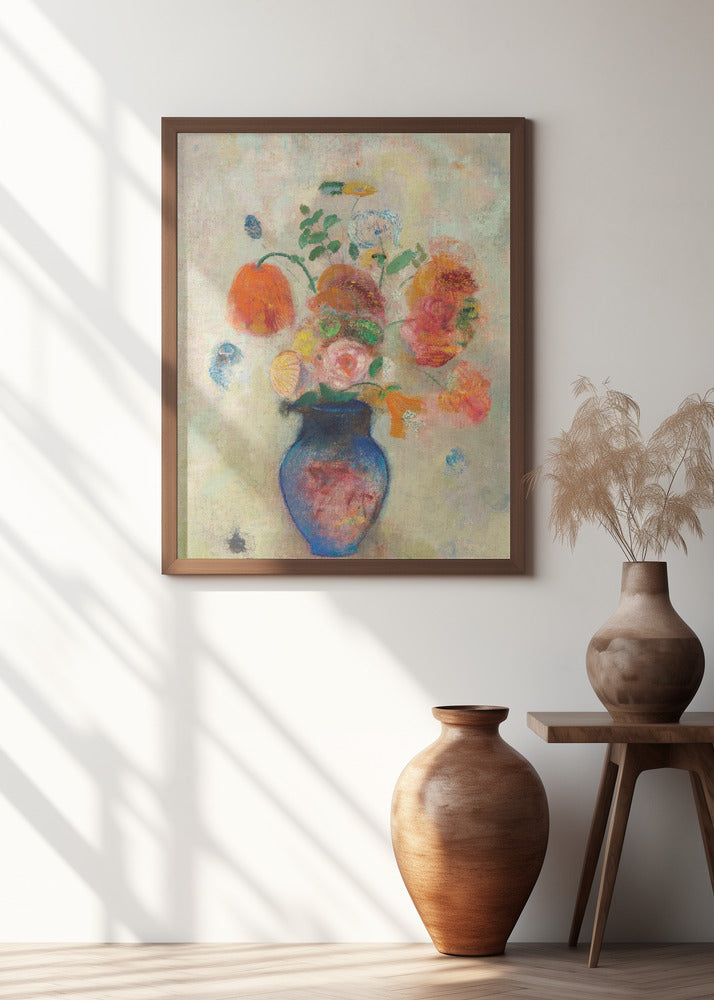 Large Vase With Flowers