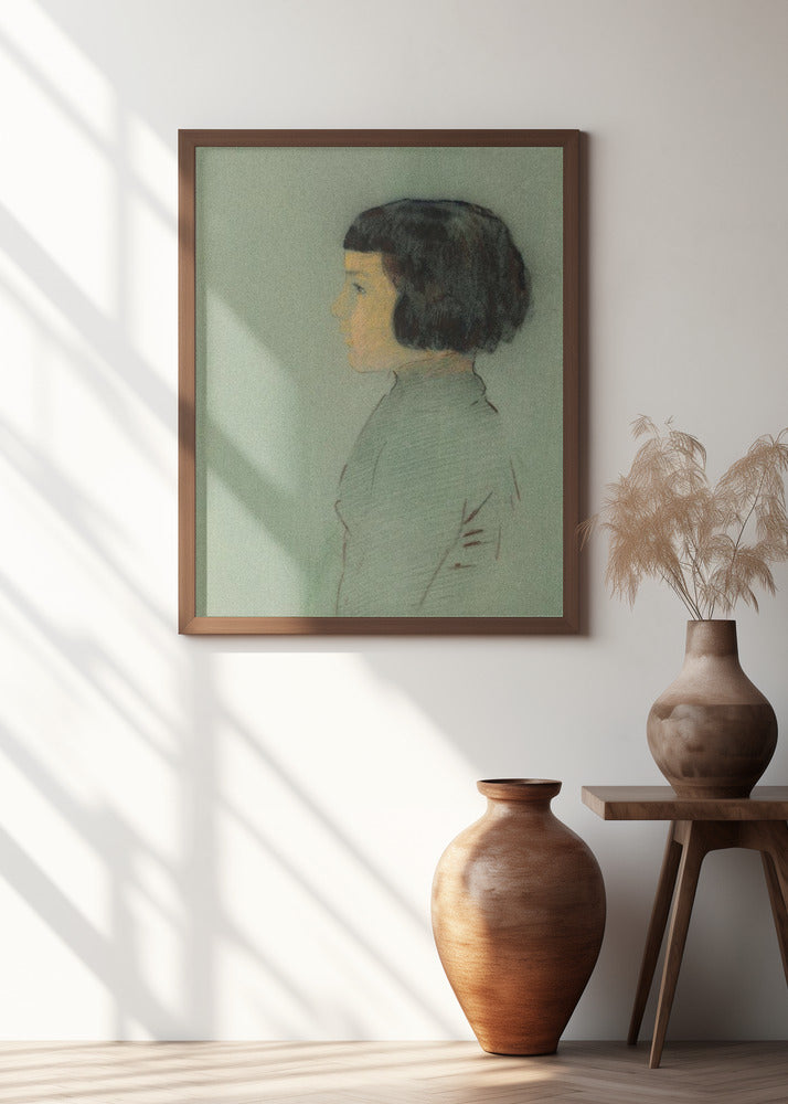 Young Woman In Profile