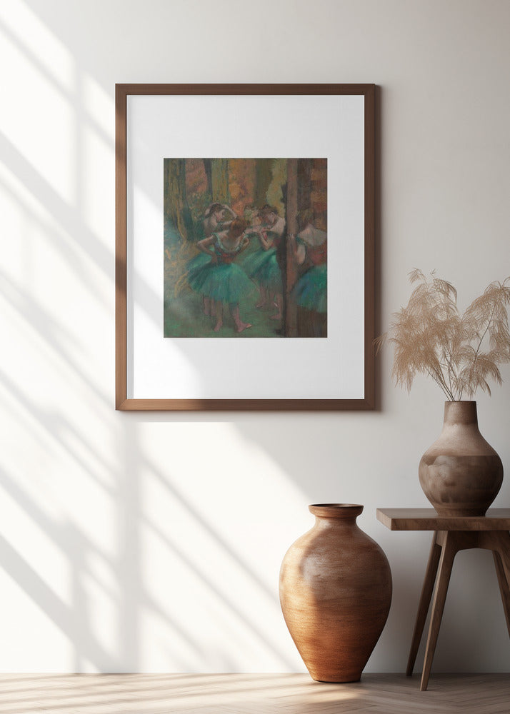 Dancers, Pink and Green No.2