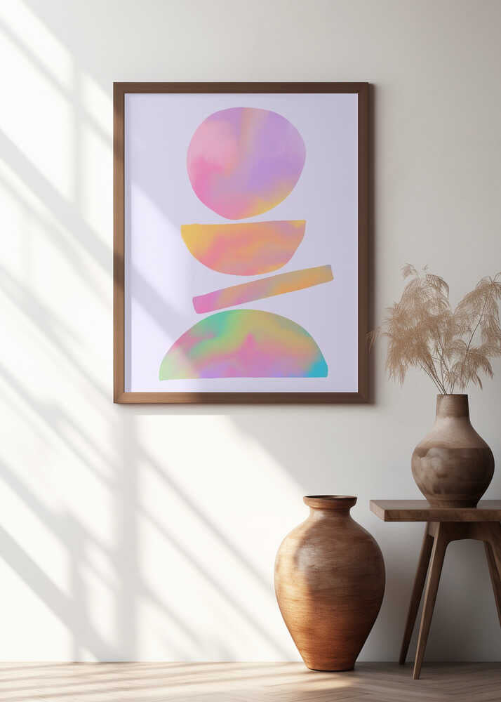 Abstract Colorful - Mid Century Composition