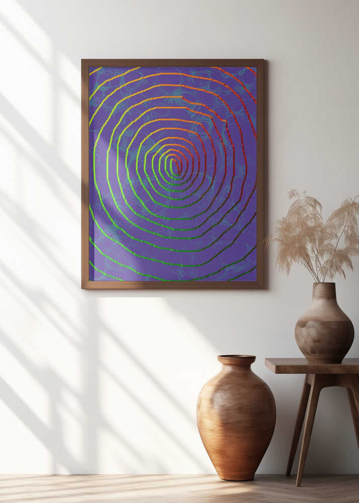 Vibrant Spiral Waves