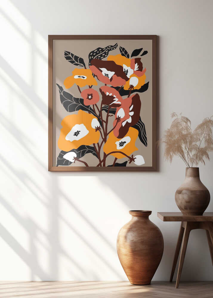 Garden Flowers In Sunshine