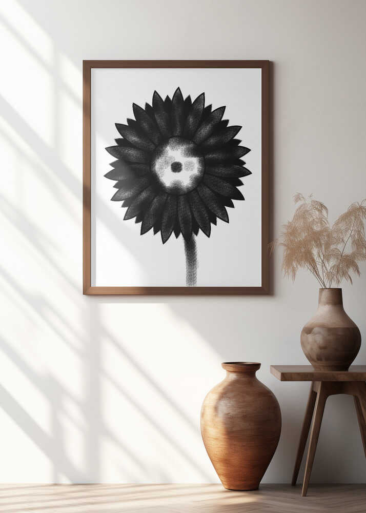 Dark Petal Sunflower