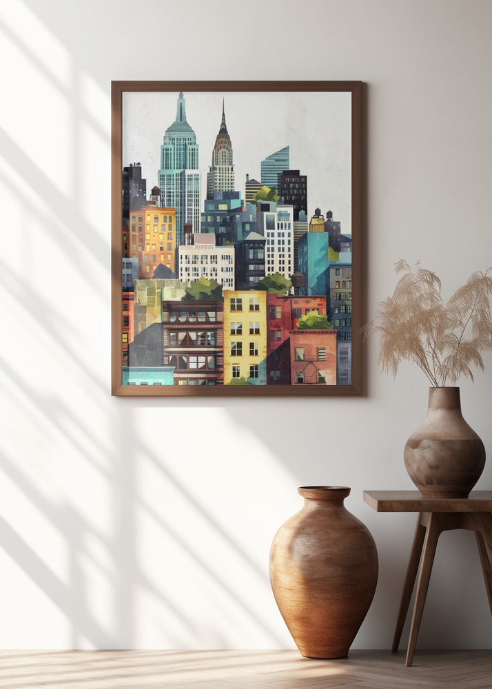 New York City Watercolor Digital Painting (2)