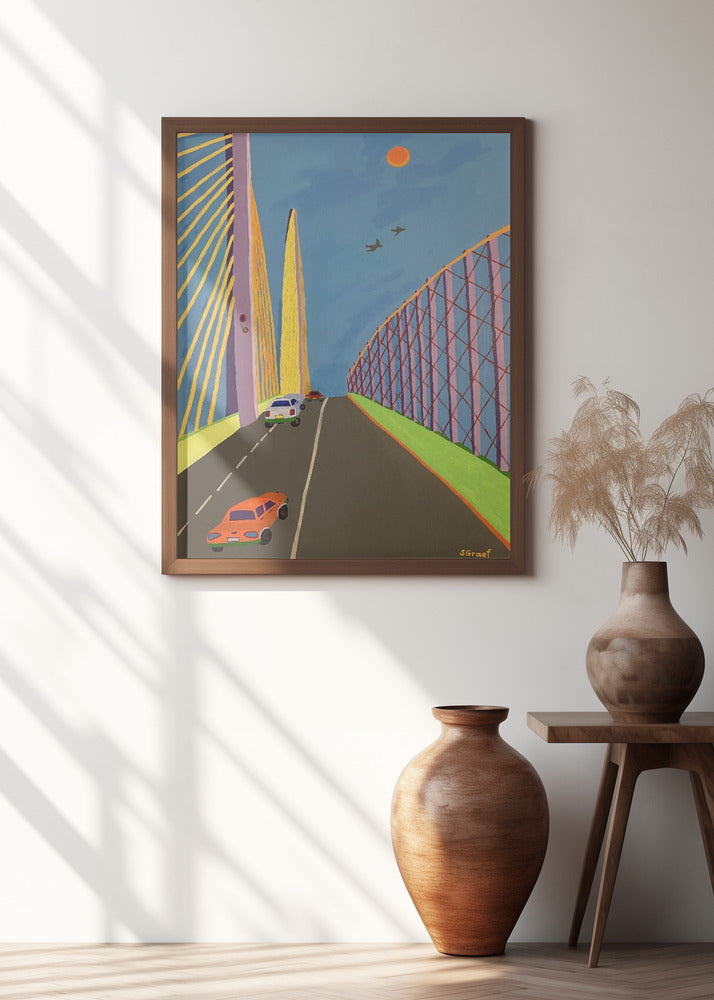 Driving Over the Sunshine Skyway Bridge