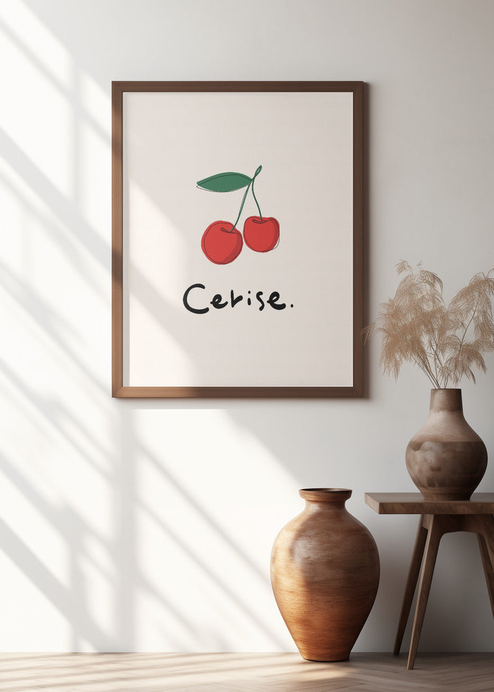 Modern French Fruits Collection "Cherry / Cerise"