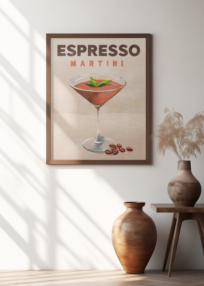 Espresso Martini Cocktail Bar Decor