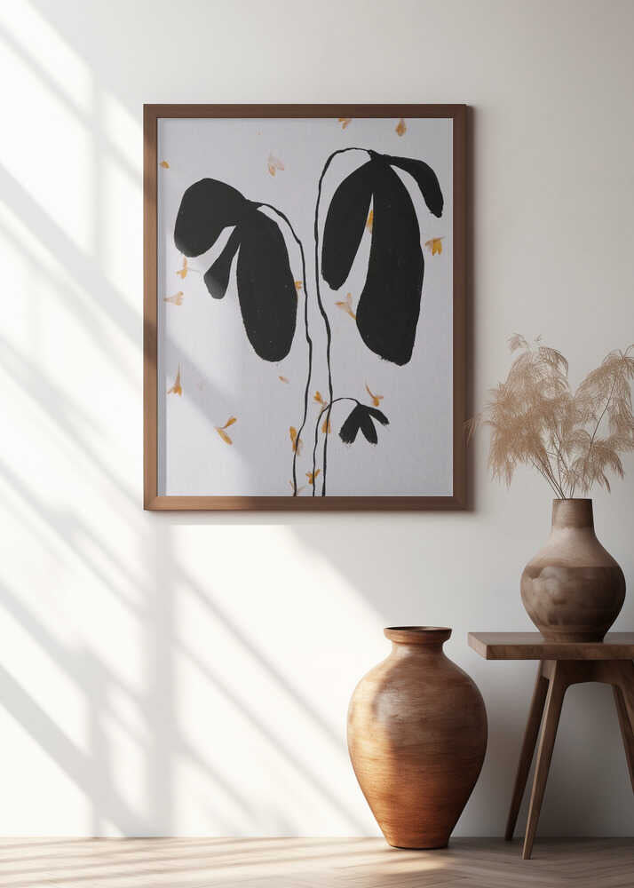 Fading Petals Silhouette