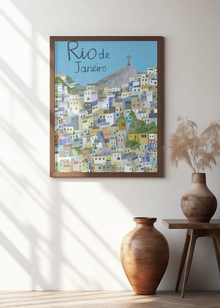 Rio De Janeiro, Brazil by Artist Carla Daly