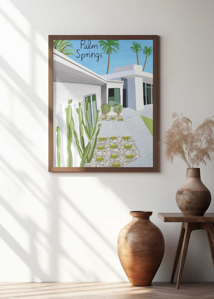 Palm Springs Modern Architecture by Artist Carla Daly