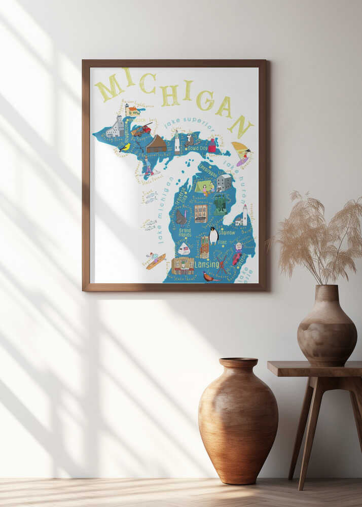 Michigan Travel Map