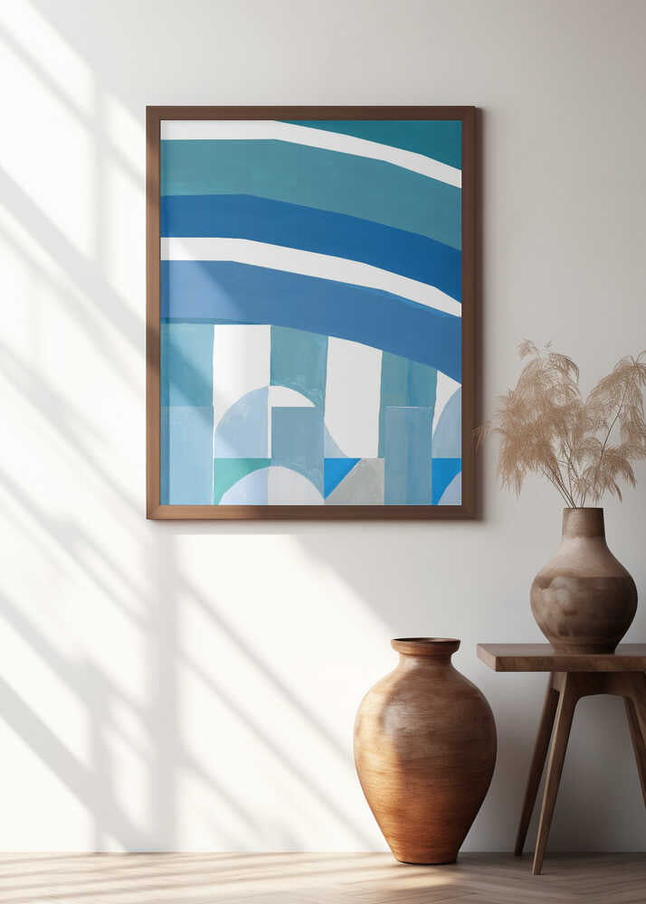 Blue French Stripes 3