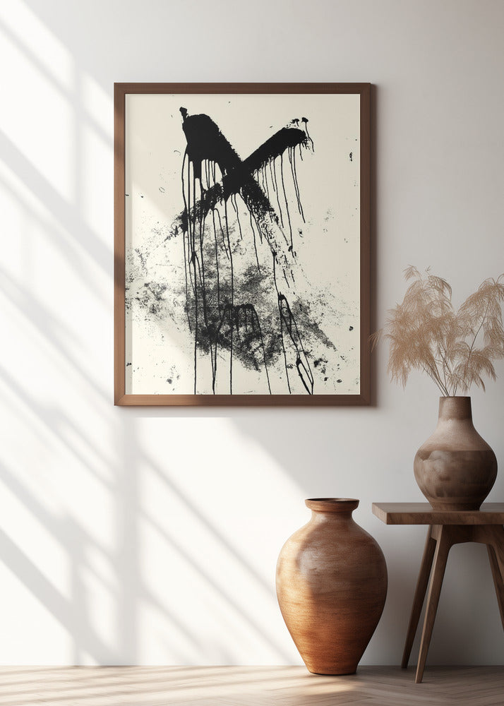 Dripping Black Paint