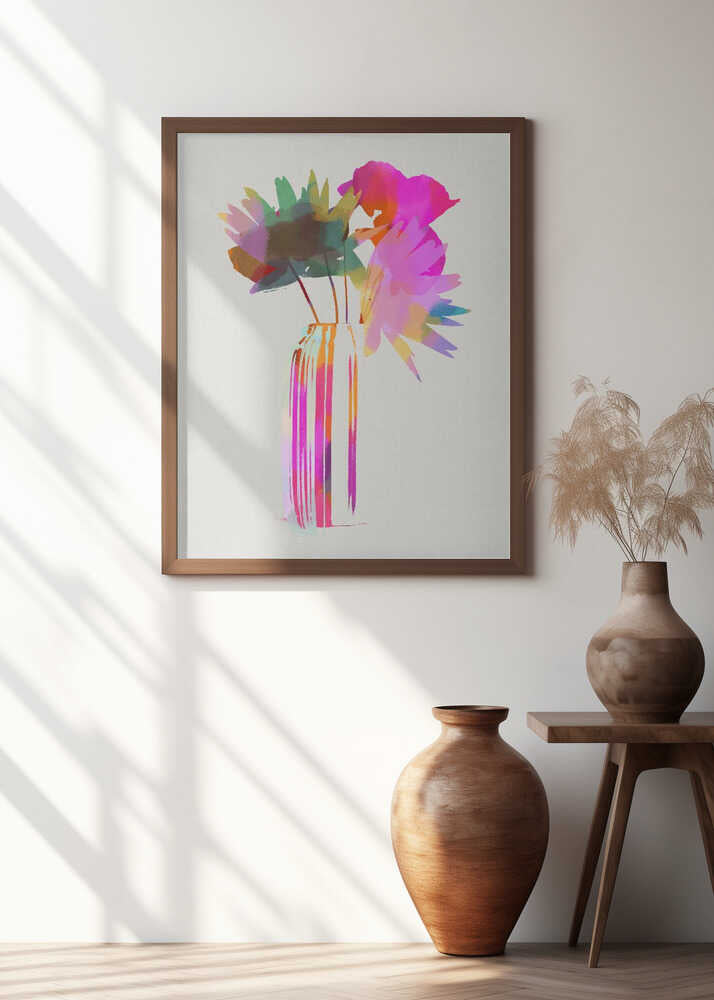 Pink & Gold Tropic Geometric Bouquet 4