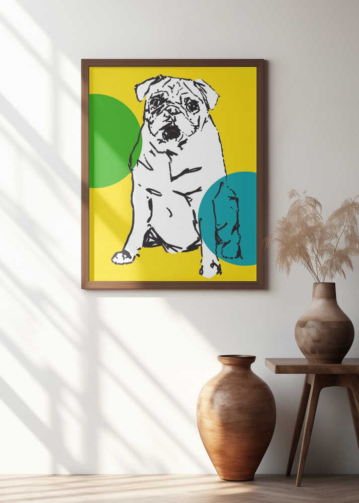 A Very Modern Pug Dots 1