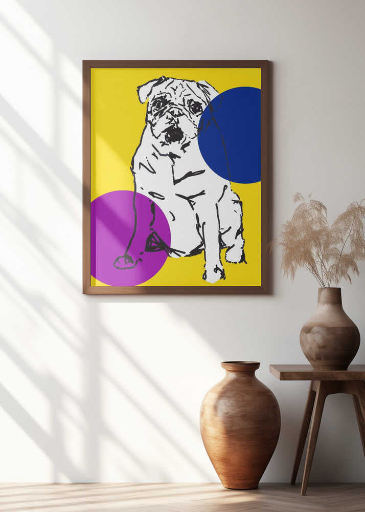 A Very Modern Pug Dots 3