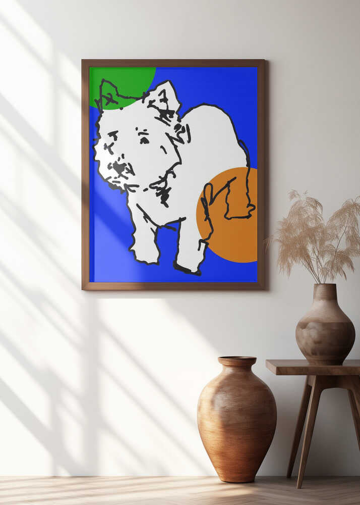 A Very Moderen Westie Dots 1