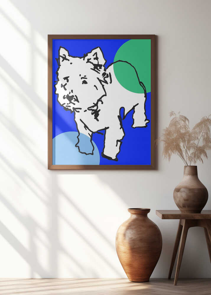 A Very Modern Westie Dots 2