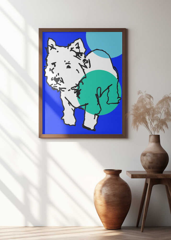 A Very Modern Westie Dots 3