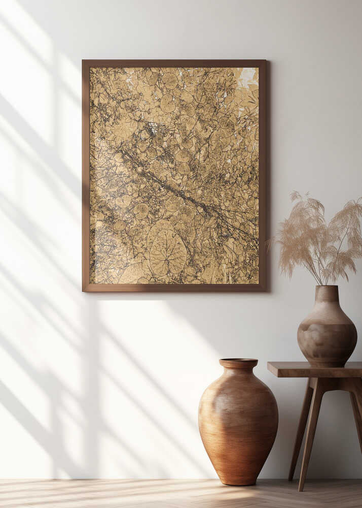 Golden Leaf Tapestry