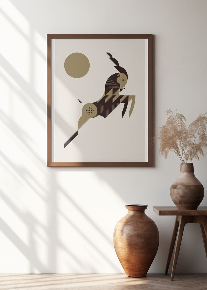 Golden Animals - Wild Goat (white)