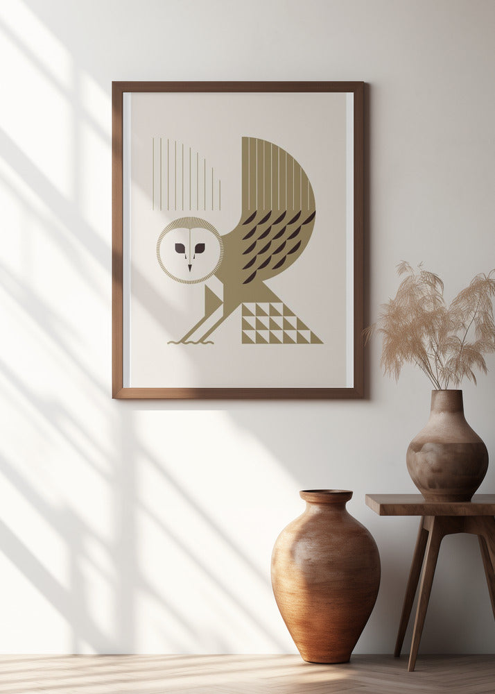 Golden Animals - Barn Owl (White)